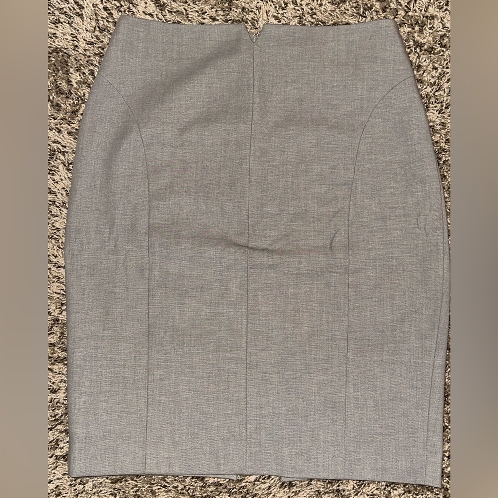 Express grey pencil skirt